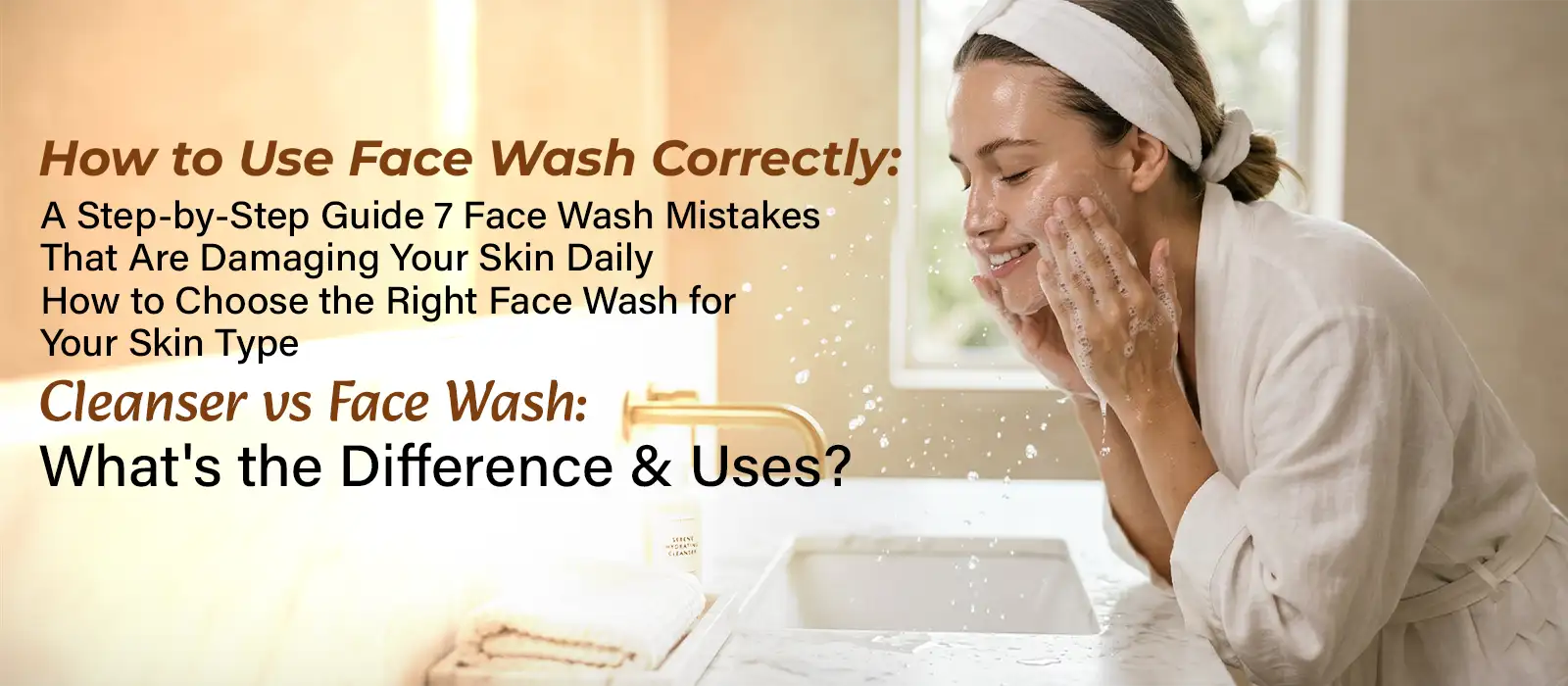 How to Use Face Wash