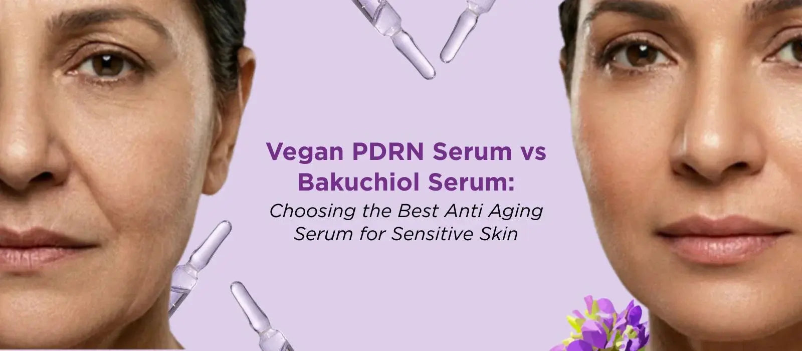 Vegan PDRN Serum vs Bakuchiol Serum